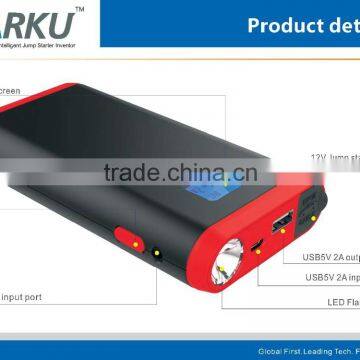 8000mAh Mini LiCo Battery Jump Starter With LCD Screen for 3000cc Gasoline Car photo-3