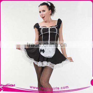 Latest Hot Girl Uniforms For Catering Staff Cleaning photo-3