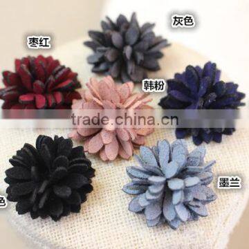 Handmade Felt Flower,Puff Fabric Flower For Hair Decoration