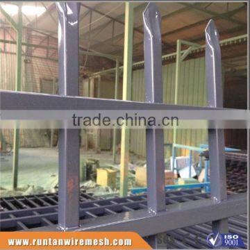 Trade Assurance hot dipped galvanized or powder coated square tube steel welded fence