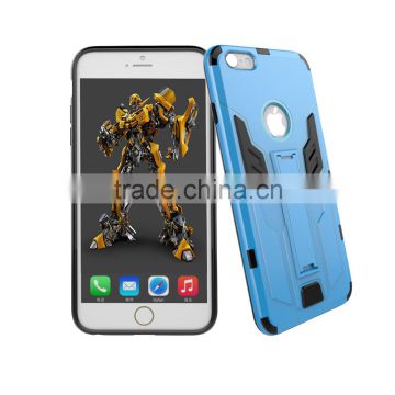 Tough duty metal silicone hybrid autobots case for iPhone 6 Plus 5.5 inch bumper back skin shell