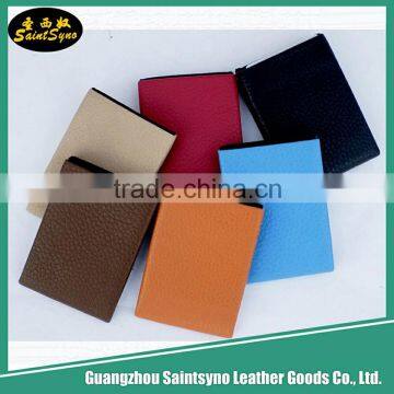 Leather flap card case Portable Business Card Holder,Bus Card Holder