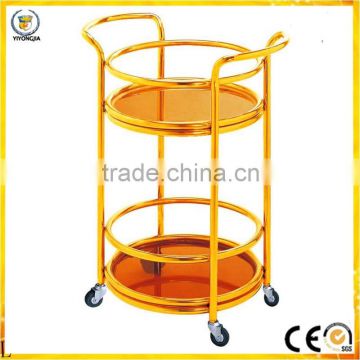 economic restaurant or hotel service trolley stainless steel cart