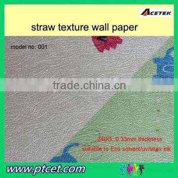 eco solvent/latex/uv ink blank digital printing pure paper wallpaper price