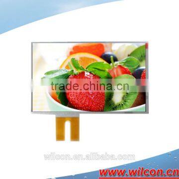 7inch 450nits 800*480 high brightness lcd screen with RGB interface