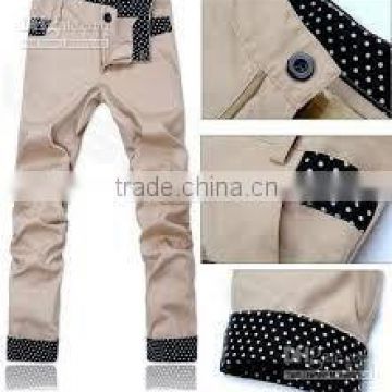 Wholeasle custom mens cotton twill casual pants,mens chino trousers