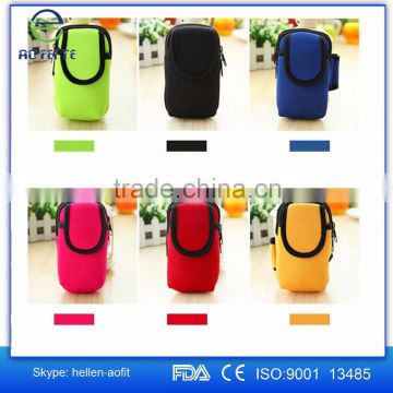 Hot Selling Amazon Ebay Cell Phone Nylon Waterproof Neoprene Arm Band Bag For Sport Running Jogging Workout