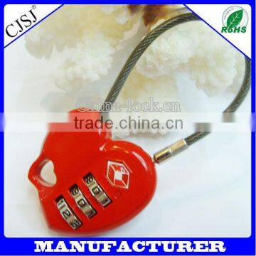 factory wholesale travel luggage tsa lock code changeable