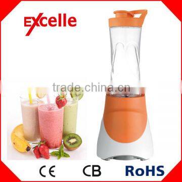 Mix fruit smoothy with bottle