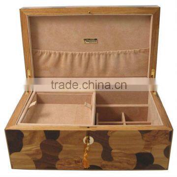 ladies' luxury wooden packaging boxes for jewelry