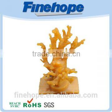 PU elastomer light brown coral decoration