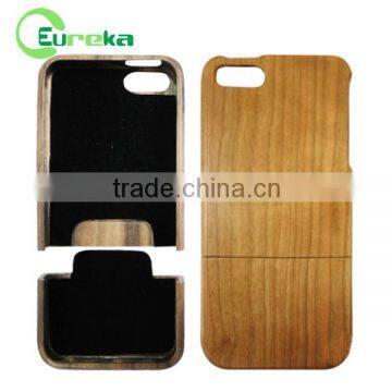 High quality real solid hard wood phone case for IPhone5,5s,5g