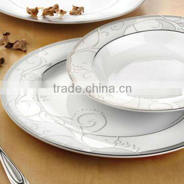 export banquet simple design sample available Austrilian bone china dinner service lunch box cooking pot