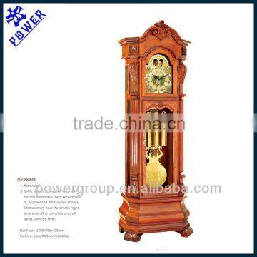 Huge grandfather clock with garden carved clock face High quality D2390HR