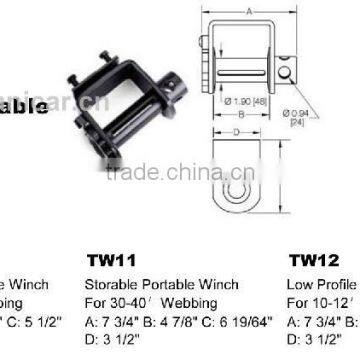 TW11 Storable Portable Winch for Truck or Trailer photo-2