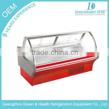 2.5 m Front Open Door Electric Warmer Cook Food Display Showcase