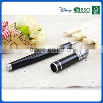 Office supplies high quality black metal ball pen