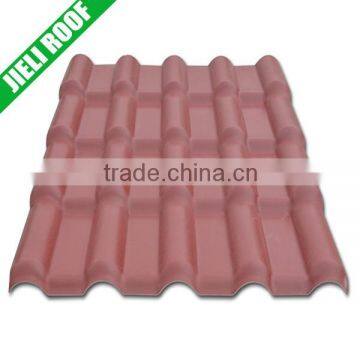 50 years wanrranty ASA/PVC fiber glass resin roofing tiles