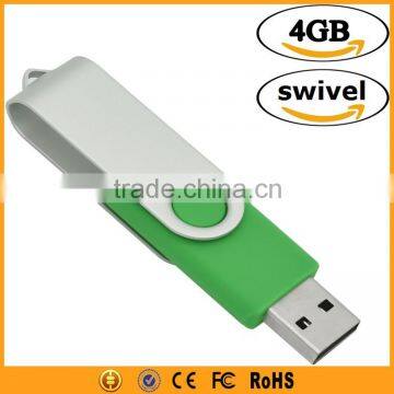 Top Quality Plastic Swivel USB Flash Memory Stick 4gb 8gb