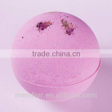 Mendior Rose esence oil fizzy bath bombs dry flower SPA bath salt bubble OEM 30 g to 200 g