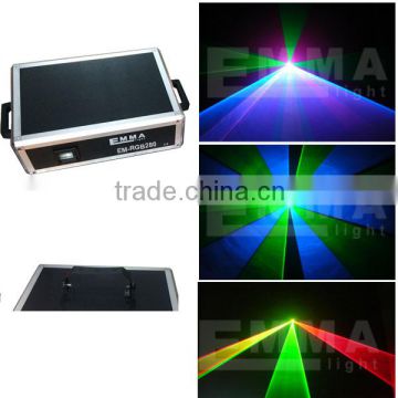 New Full Color Effect Rgb Laser Light 6w Laser Animation Stage Light