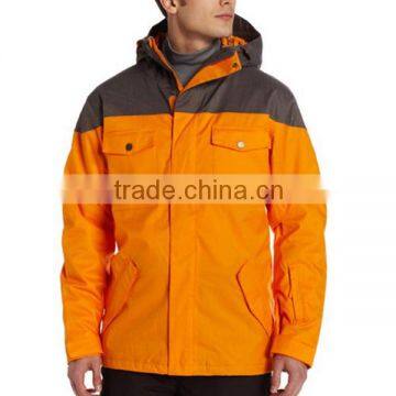 Newest Factory garment Breathable outdoor men colorful crane snow ski wear