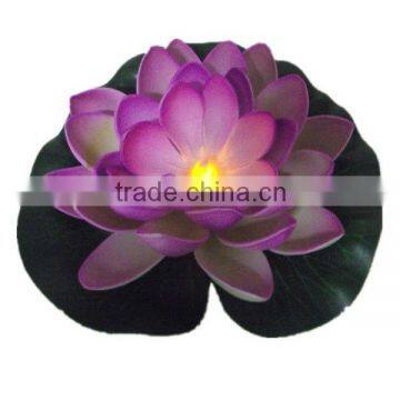 7 Inch Floating Lotus With LED Light /Lilylyte