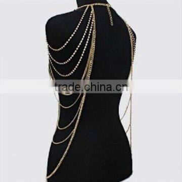 2015 Fashione Gold Multi Belly Body Chain, Sexy Body Chain Jewelry,Beach Bikini Body Jewelry photo-2