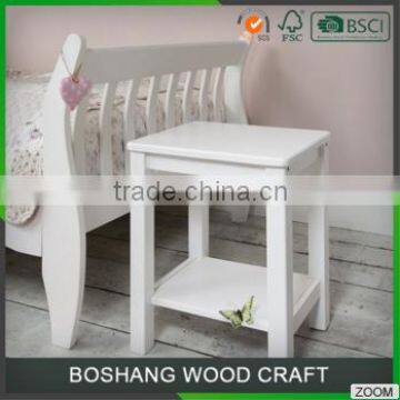 Small White Cheap Chinese Bedside Chair Cabinet wholesale