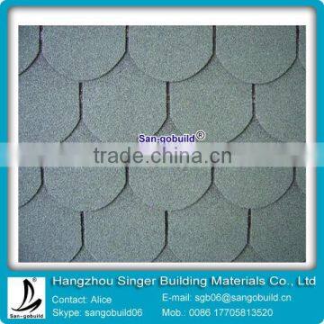 2015 New Design 5-tab Asphalt Shingle ,Fish-scale Asphalt Shingle,Bitumen Asphalt Shingle