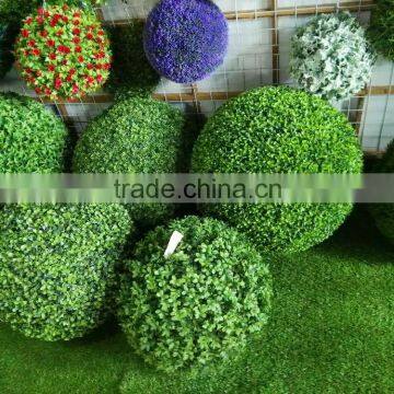 New product 2016 Best selling evergreen artificial ball grass ball for decoration