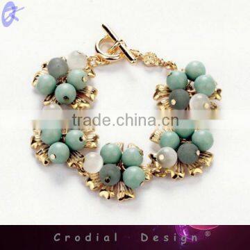 2013 Newest Product Fashion Alloy Beads Bracelet Fashion Bracelet With Bead For Yong Women