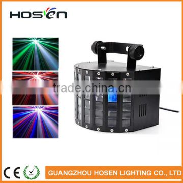 indoor decoration 5x3w rgbw 4in1 colorful led dj effect butterfly light for disco party night club