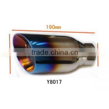 Exhaust System Universal Fits Stainless Steel EXHAUST Tail Slant Burnt Car Muffler Tip Pipe