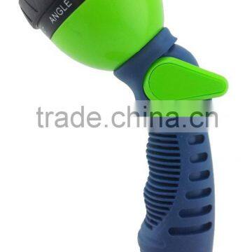 9 Patterns Thumb Control Metal Hose Nozzle Soft Grip TPR Coated #200 #112031 photo-2