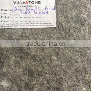 Vietnam Grey Basalt Flamed and Brushed