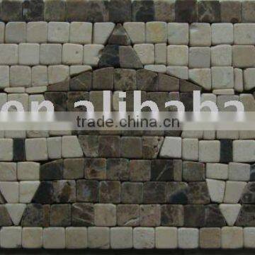 YFL120 Lava Mosaic Border line Art Marble Mosaic