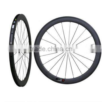 700c Road Bike Wheelset 50mm Clincher Full Carbon Bike Wheel, 50mm Clincher Wheels Road Bike Wheelset 700c Top Quality in Stock photo-2