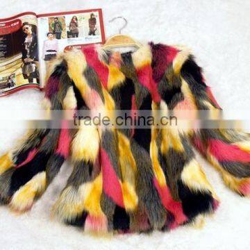 Mink Fur Coat Women Made in China Faux Fur Coat photo-2