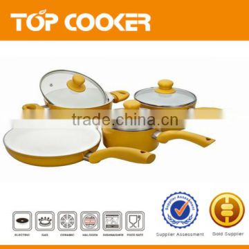 7Pcs Forged Aluminium PFOA Free Ceramic Coating Cookware Sets