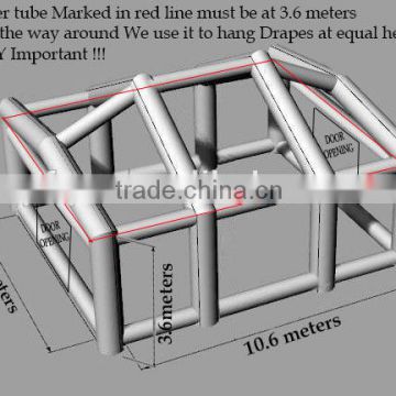 Most Popular inflatable tents,inflatable party tents,cube tent from pengfei