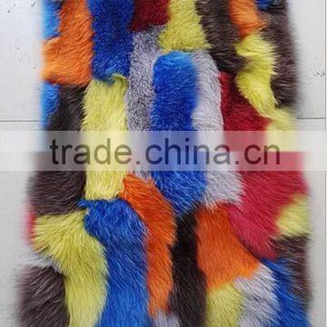 Best Quality Wholesale Colorful Fox Fur / Natural Fox Fur Blanket