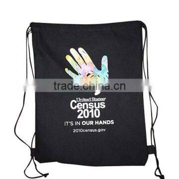 The customized logo promotional nylon tyvek drawstring bag