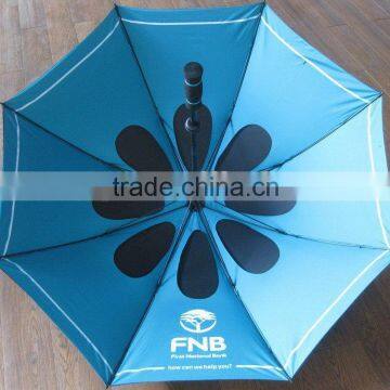 fiberglass umbrella stand 190T pongee double-layer ventilated umbrellas