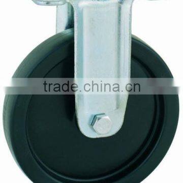 13 Double Ball Raceway Top Plate Rigid Black PP Caster