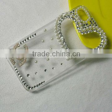 Transparent Fashion Lovely Heart Mobile phone Shells