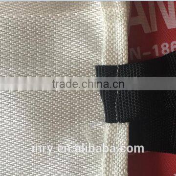 450GSM 1M*1M 100% Fiberglass White EN 1869:1997 Welding To Fiberglass Fire Blanket Definition