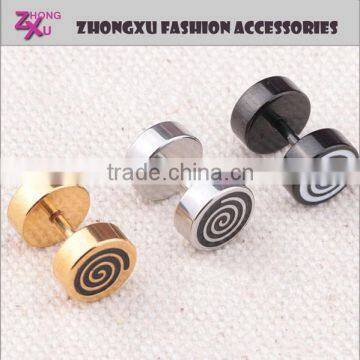 new custom high quality stainless steel popular stainless steel ears piercing jewelry