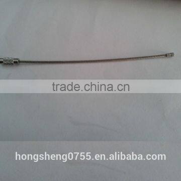 Stainless steel wire ring for luggage tag with high quality for whole sale