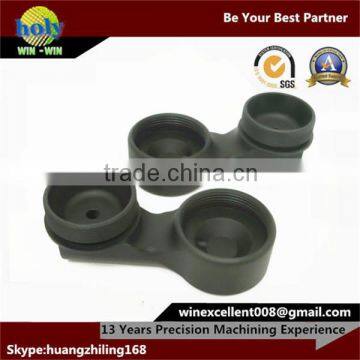 OEM Milling Threaded Black Anodized Cnc Machined Aluminum Parts photo-4